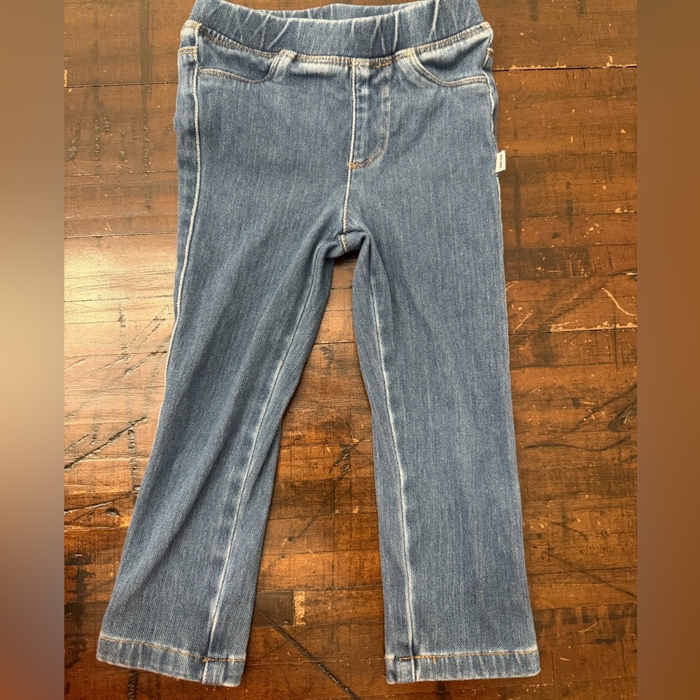 Size 2T Little Sleepies Blue Jean Jeggings.